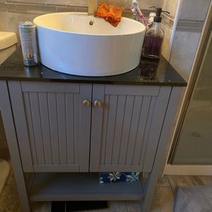 Vanity and sink